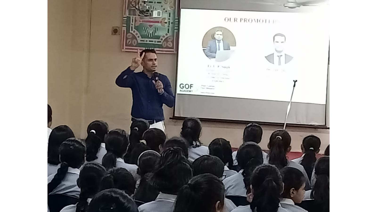 Orientation program at Bal Bharti Rohini for class 9th students.