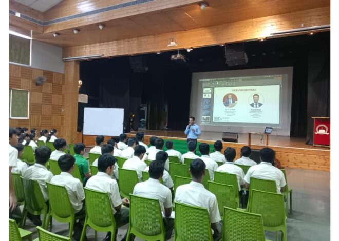 CUET and CLAT seminar for the students of class 11th and 12th at Mount Carmel School Dwarka