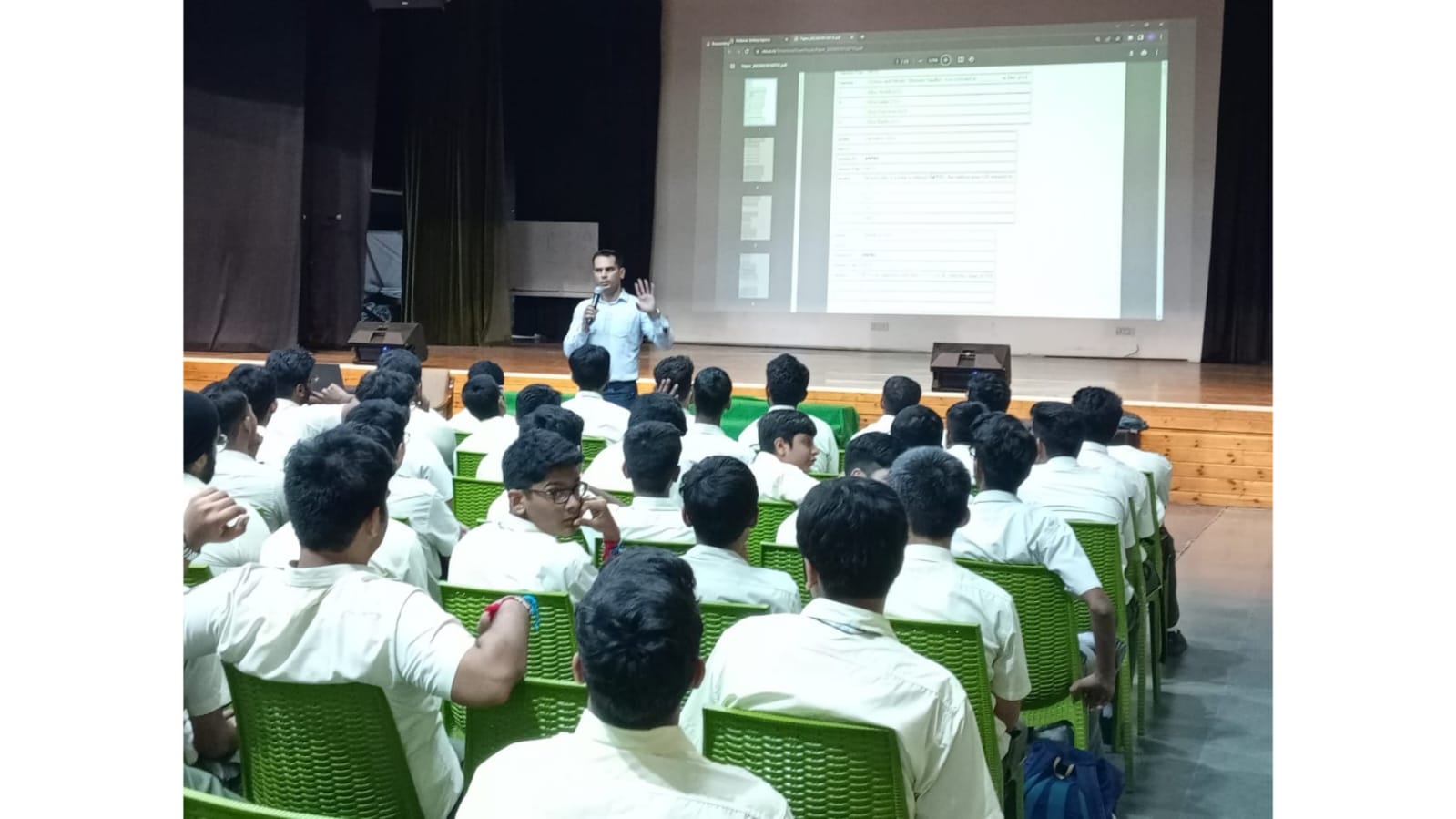 Insightful Session on CUET Exam at Mount Carmel School, Dwarka.