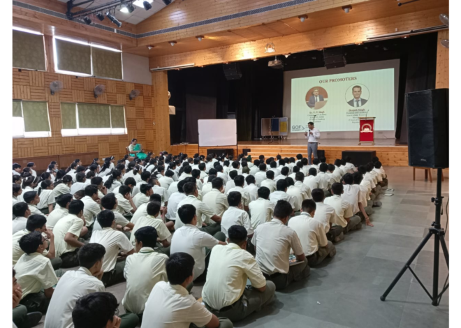 Mental Aptitude Introductory session with the students of Mount Carmel School Dwarka