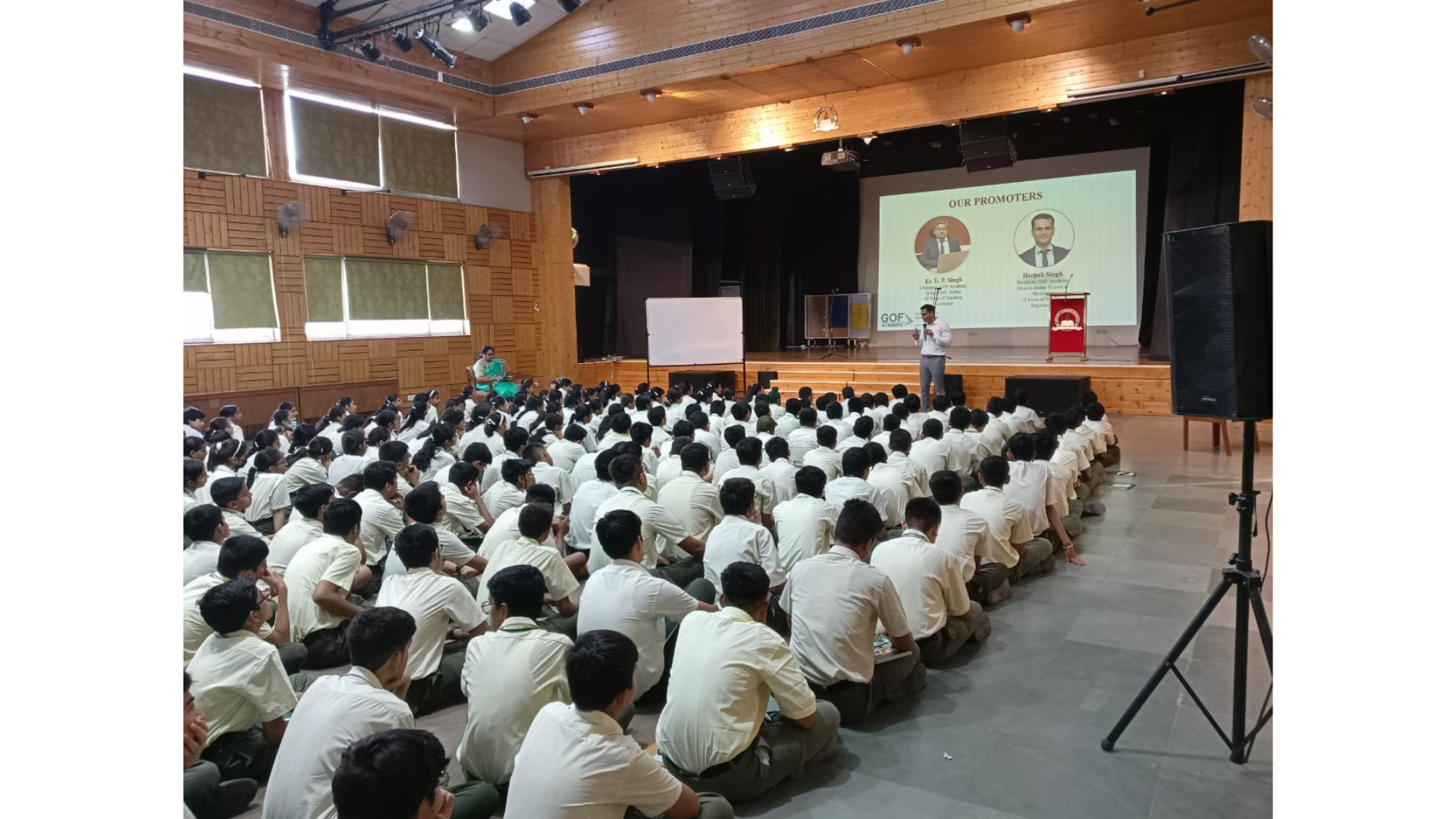 Mental Aptitude Introductory session with the students of Mount Carmel School Dwarka