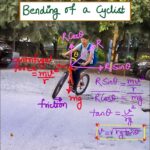 Bending of a cyclist